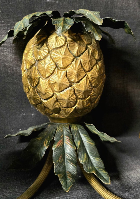 Image 1 of Maison Charles & Fils - Coppia di lampade da parete ad ananas