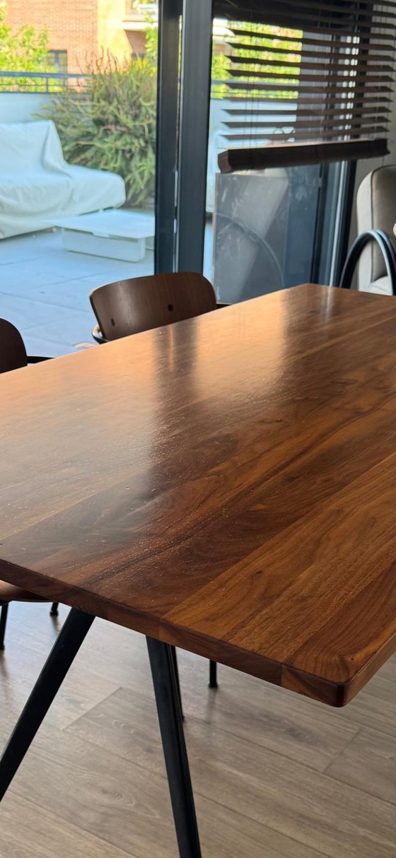 Image 1 of Pilma Solid Wood Dining Table - Industrial Design