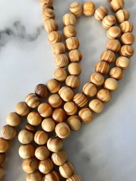 Image 1 of Marokkaanse sandelhouten lange ketting