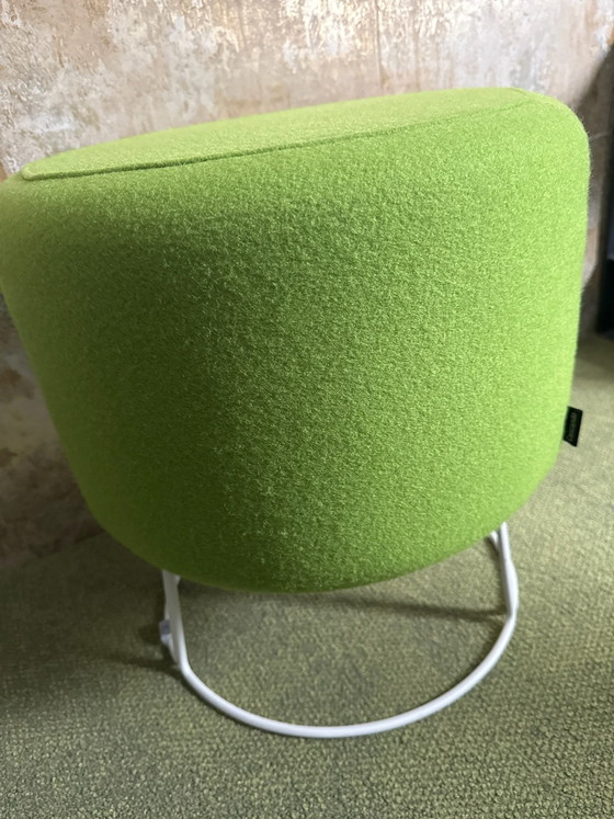Pouf Cascando, Poggiapiedi e pouf, Metallo, Tessile, Verde (foto 5 di 5)