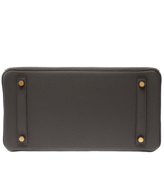 Image 1 of Sac HERMES Birkin 30 en Cuir Gris - 10345