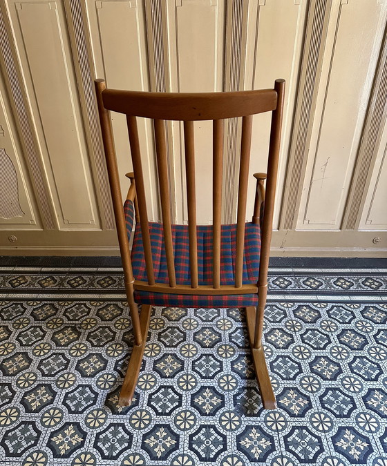 Image 1 of Fauteuil à bascule de Karl-Axel Adolfsson pour Gemla, Suède années 1960