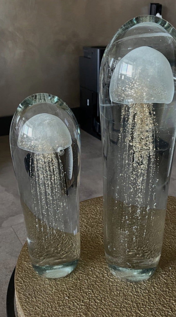 Glass Jellyfish Deco - Two Large Jellyfish Decoration – Decorative Objects (photo 5 of 5)