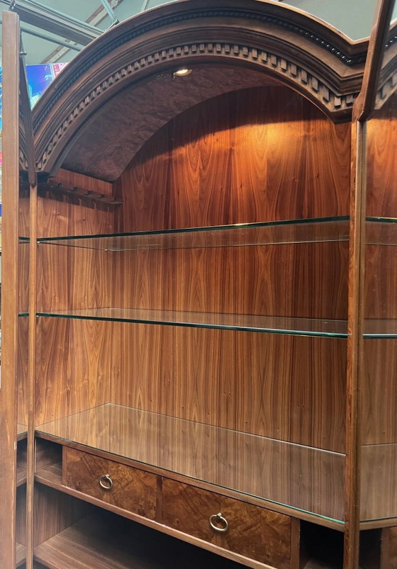 Francesco Molon. Meubles de bar vintage de haute qualité., Tabourets de bar, Bois, Marron (photo 6 sur 8)