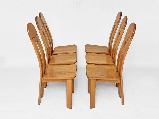 Image 1 of dining room chairs De Puydt 6 pieces