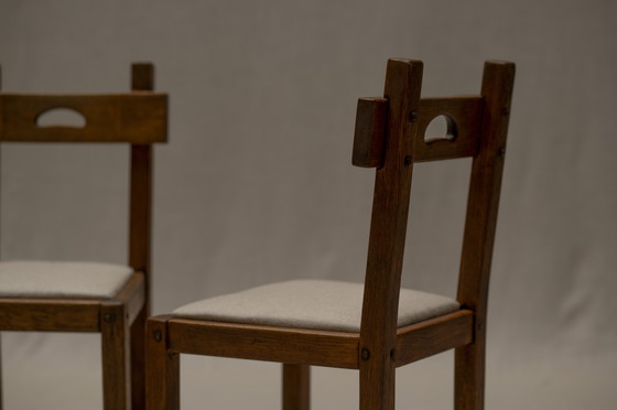 Image 1 of Brutalist Dining Chair Set