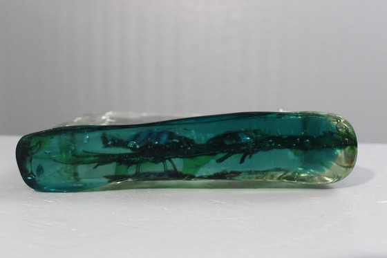 Image 1 of 5.5 Kg Large Aquarium sculpture Alfredo Barbini Cenedese blown glass Murano 1970s