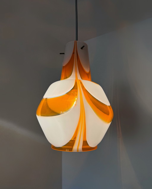 Murano glass chandelier design Space Age 70's