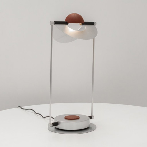 Postmodern Tondo Table Lamp 80s – tafellampen, Metal (photo 2 of 13)