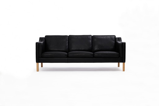 Leather Sofa Produced by Hurup Møbelfabrik, Denmark 1970s