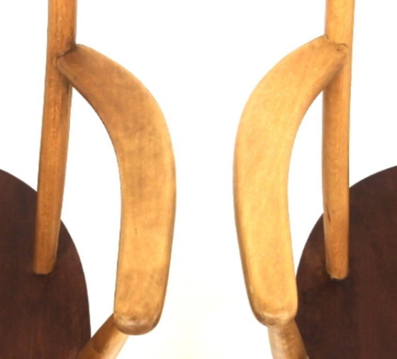 Image 1 of Set van 2 Scandinavische fauteuils '"Mod 34T", Nässjö Stolfabrik, Nesto, Zweden, 1960
