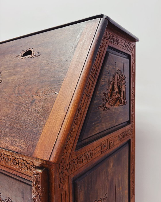 Escritorio secretario chino antiguo – Armarios de almacenamiento, Wood (photo 12 of 15)