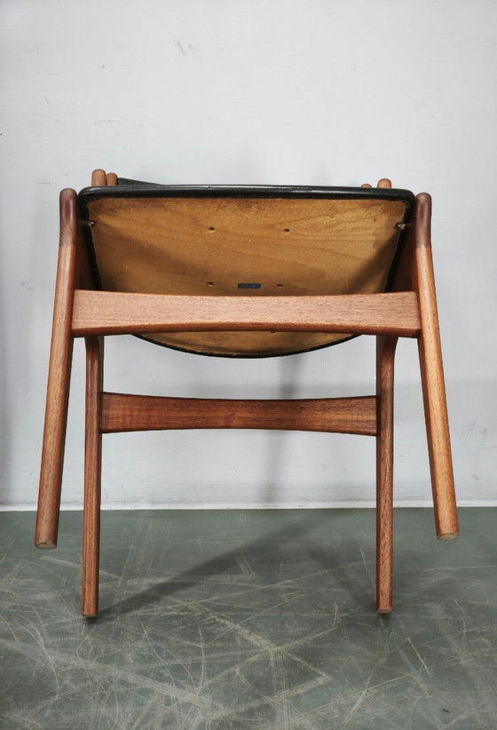Image 1 of Sven Aage Madsen Teak Vanity Desk with Mirror, Denmark, 1960s