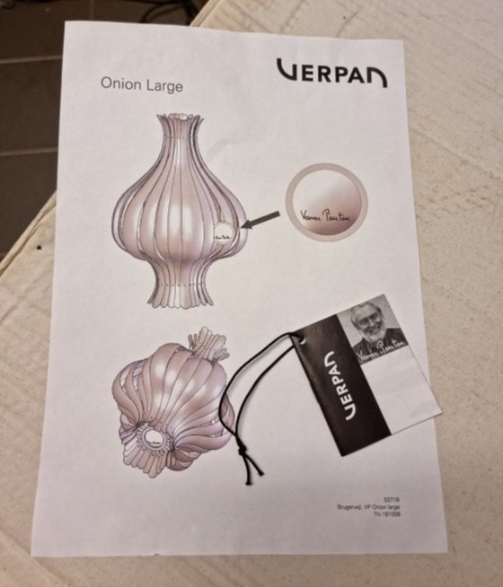 Image 1 of Verpan - Verner Panton - ONION Large white - pendant lamp 90cm