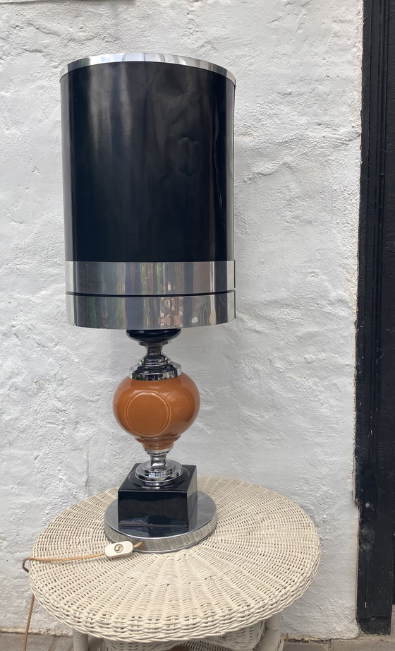 Image 1 of 1970's imposing table lamp