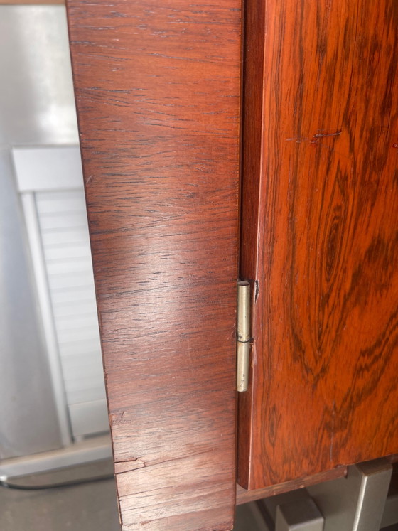 Rosewood Sideboard by Alfred Hendrickx for Belform 1960, Metal, Brown (photo 8 of 8)