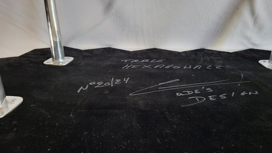 Image 1 of Couchtisch Olivier De Schrijver Limitierte Serie Hexagonal 20/24 Belgien XXI Jahrhundert