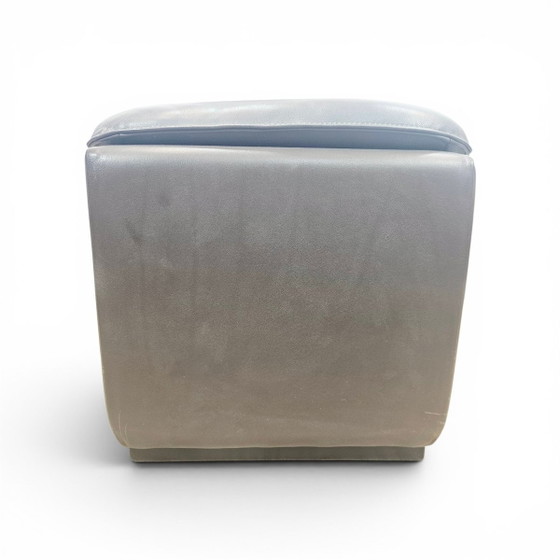 Pouf in pelle svizzero vintage di de Sede, anni '70 – Leather (photo 4 of 14)