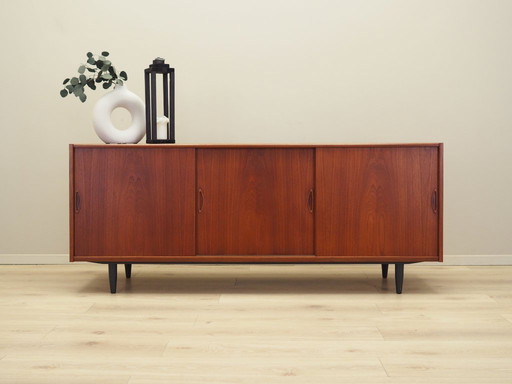 Credenza in teak, design danese, anni '70, produzione: Danimarca