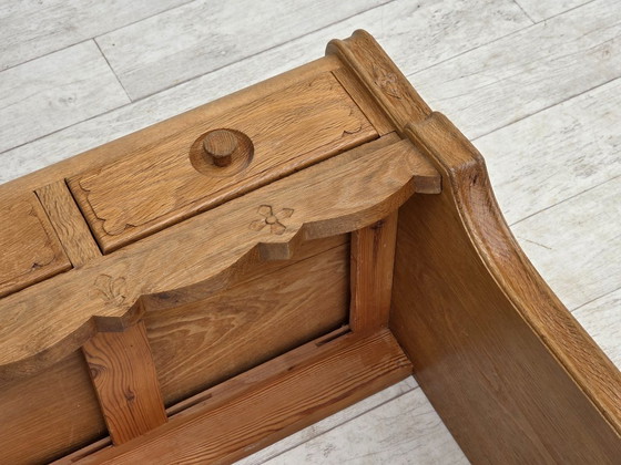 Image 1 of Cómoda danesa, década de 1970, madera de roble, original en buen estado.