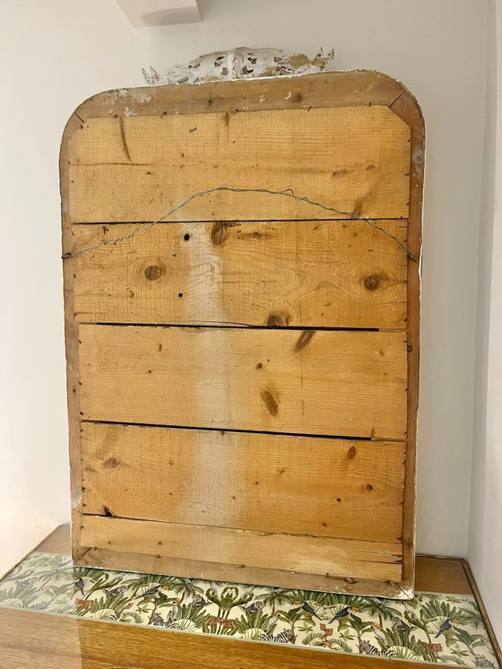 Image 1 of Antieke kuifspiegel 121x78cm