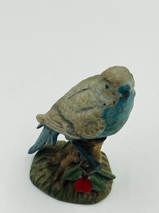 Ceramic Parakeet Figurine, Decorative Objects, Blue (photo 4 of 8)