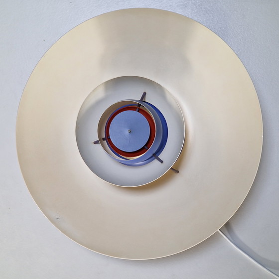 Image 1 of Vintage Louis Poulsen PH5 Pendant Lamp - Blue/White - Ø 50 cm - Design Poul Henningsen - Denmark