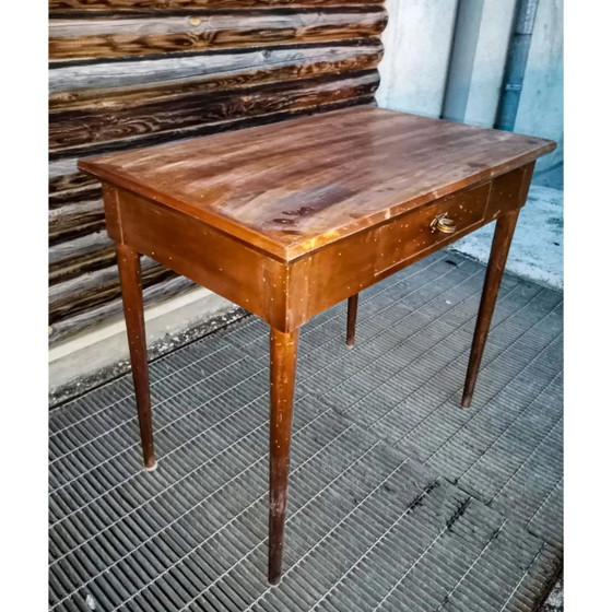 Consolle Art Déco italiana con un cassetto – Console, Legno, Art Deco (photo 2 of 10)