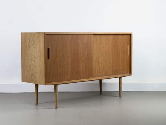 Image 1 of Deens eiken dressoir van Carlo Jensen voor Hundevad & Co, 1960S