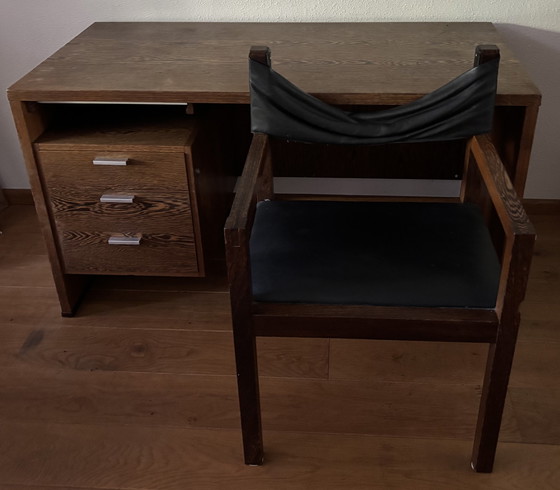 Image 1 of Pastoe, Cees Braakman, desk with chair, Wenge