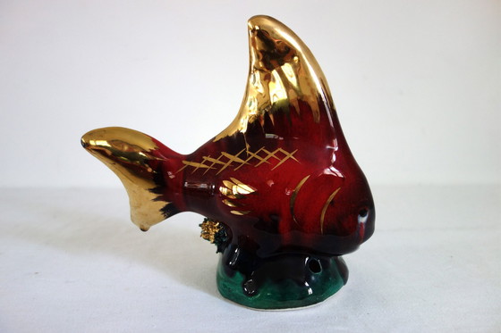 Image 1 of Décor Poisson lamp in Vallauris ceramics, 1960