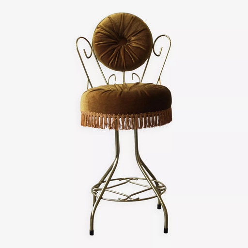 Sedia "Coiffeuse" vintage, anni '50.