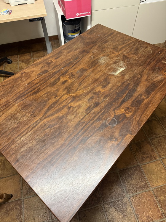 Image 1 of Vintage extendable dining table taek wood