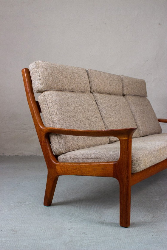 Canapé Vintage en Teck 3 Places Juul Kristensen Danish Mid Century – Canapés 3 places, Wool (photo 6 of 22)