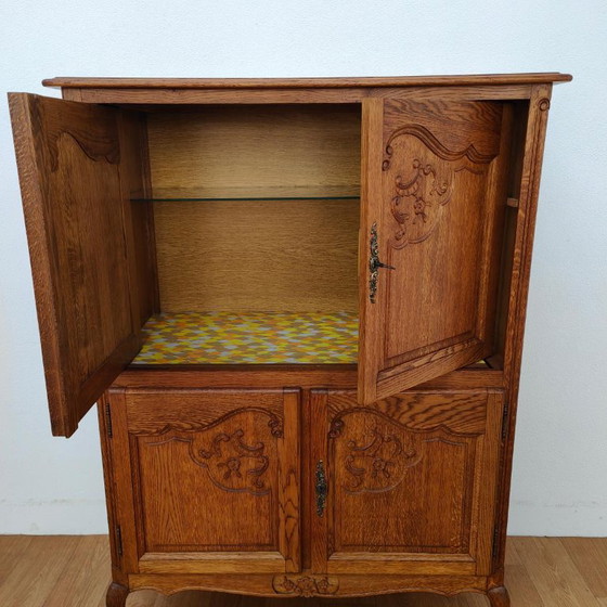 Mobile per bevande vintage, credenza, mobile bar, credenza con vetrina – Credenze con vetrina, Wood (photo 4 of 13)