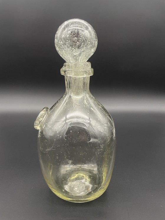 Jarra Verrerie de Biot con tapón de bola – Verre Bullé – Vasos y jarras, Glass (photo 2 of 10)