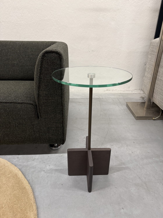 Image 1 of 2 Tables d'appoint Beek Cross Glass Design Chêne Bois