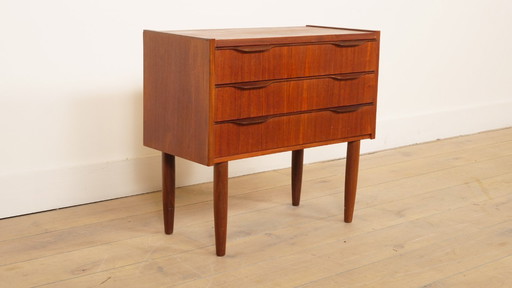 Cassettiera vintage | 3 cassetti | Comodino