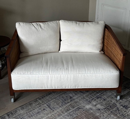 Divano due posti e poltrona Flexform