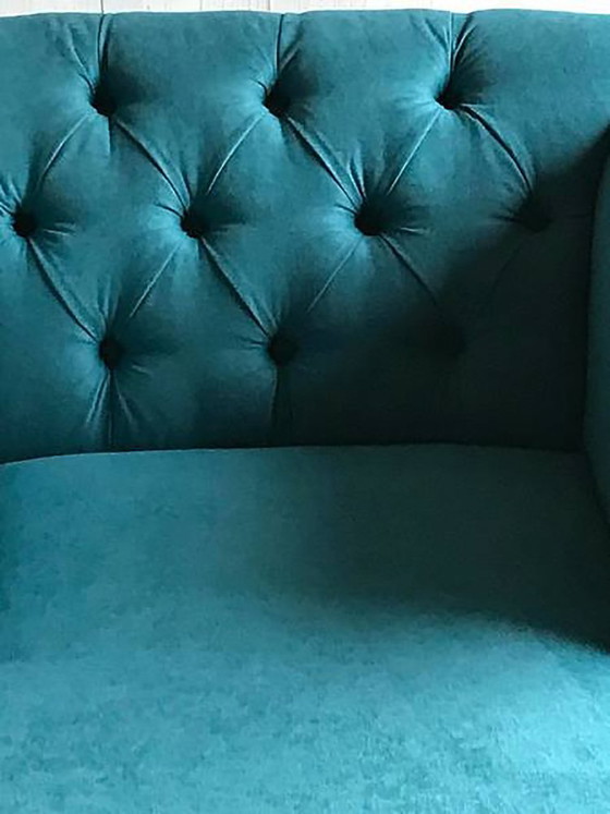 Cama de día Mid-Century en Azul, años 2010 – Camas de día, Mid Century Modern (photo 3 of 8)