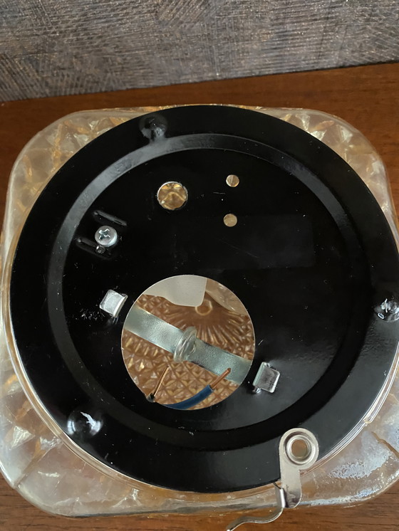 Image 1 of Vintage Plafonnière Wandlamp Sixties Champagne Regency