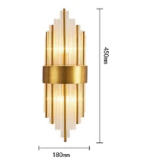 Image 1 of Eva wall light in crystal glass