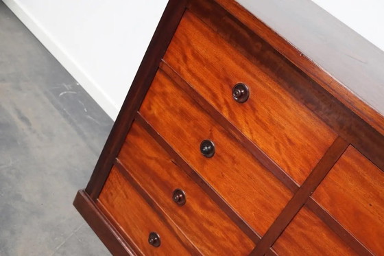 Image 1 of English mahogany chest of drawers / chest of drawers, 1930s