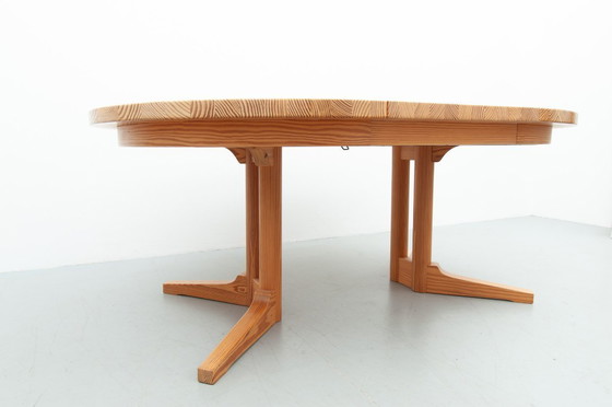 Image 1 of Extendable pine dining table by Silkeborg Møbelfabrik (1970s)