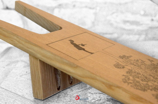 Tirabotas francés artesanal de madera maciza, L10xP31xH10cm – decoratie, Wood (photo 2 of 6)