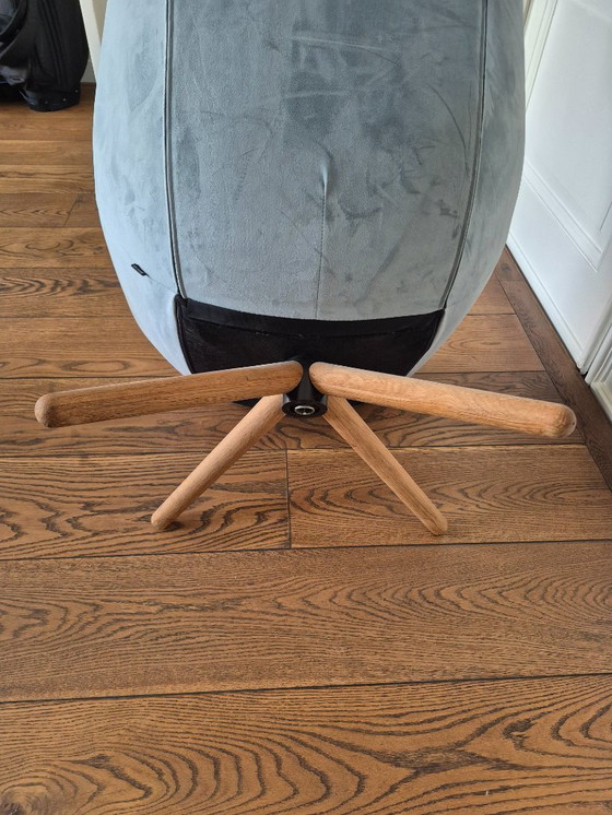 Image 1 of Sillón Coco, azul claro, giratorio