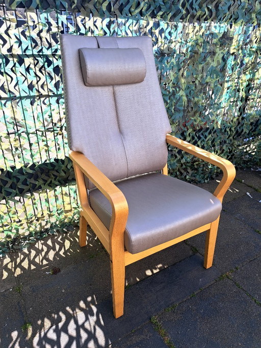 Fauteuil inclinable d'aspect danois