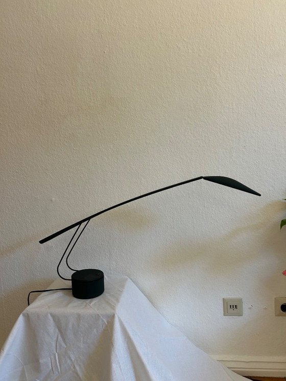 Image 1 of Lampada da scrivania originale Dove nera di Marco Colombo e Mario Barbaglia per PAF Studio.