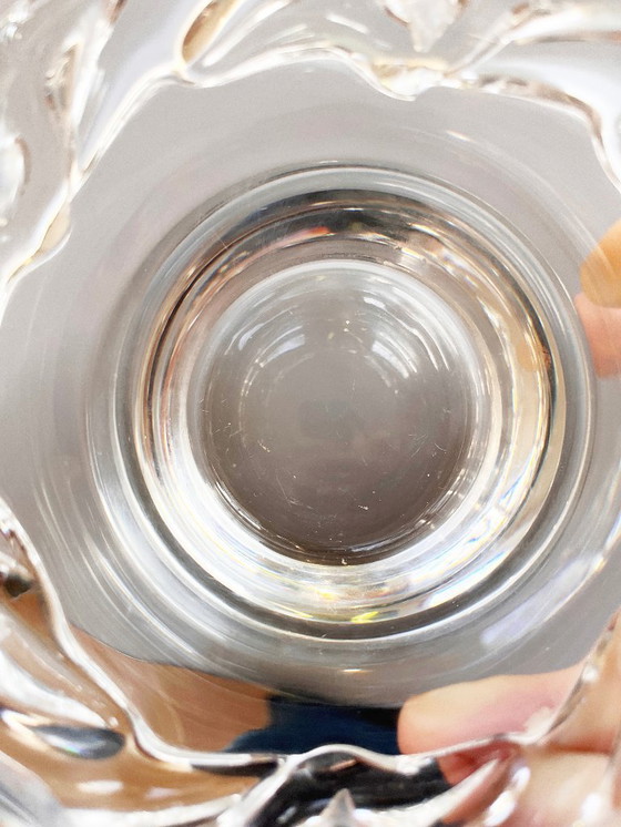 Image 1 of Daum Sorcy crystal vase or ice bucket