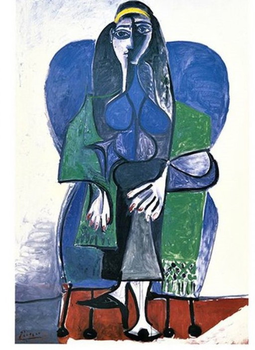 Pablo Picasso---Blue Woman
